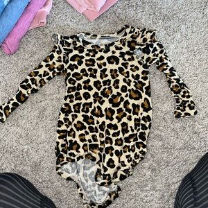 Leopard onesie